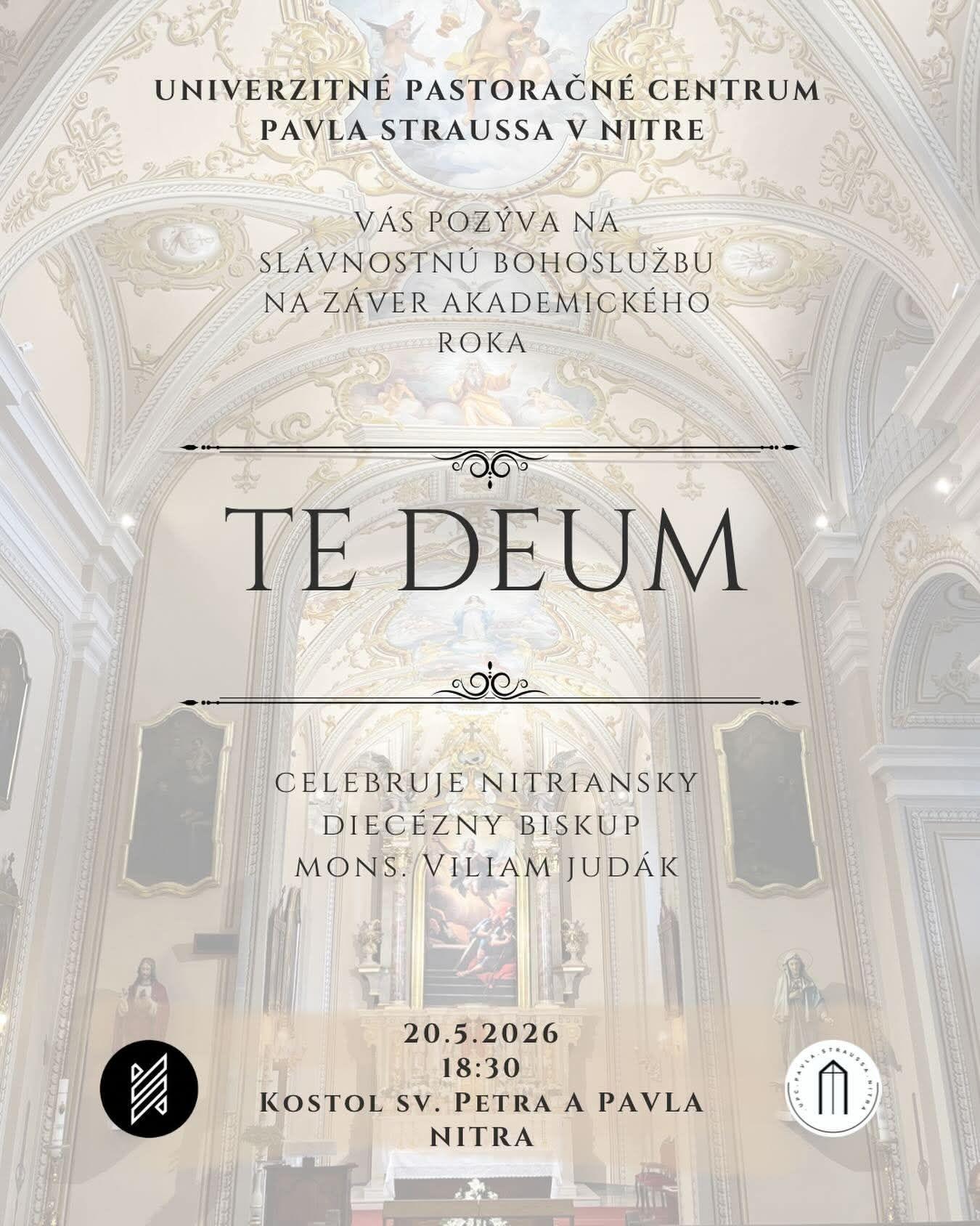 Nitra, Te Deum, plagat