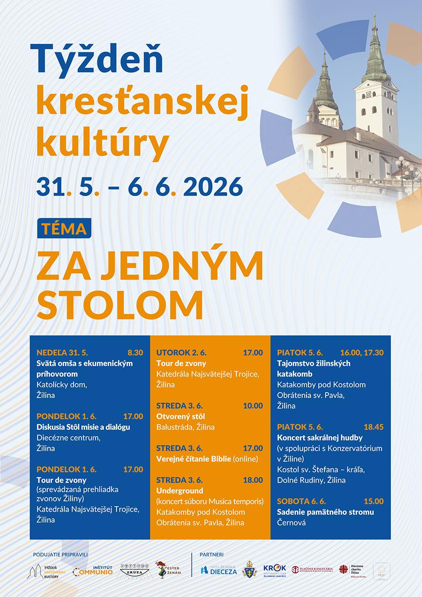 Žilina, Týždeň kresťanskej kultúry, 2026, plagat