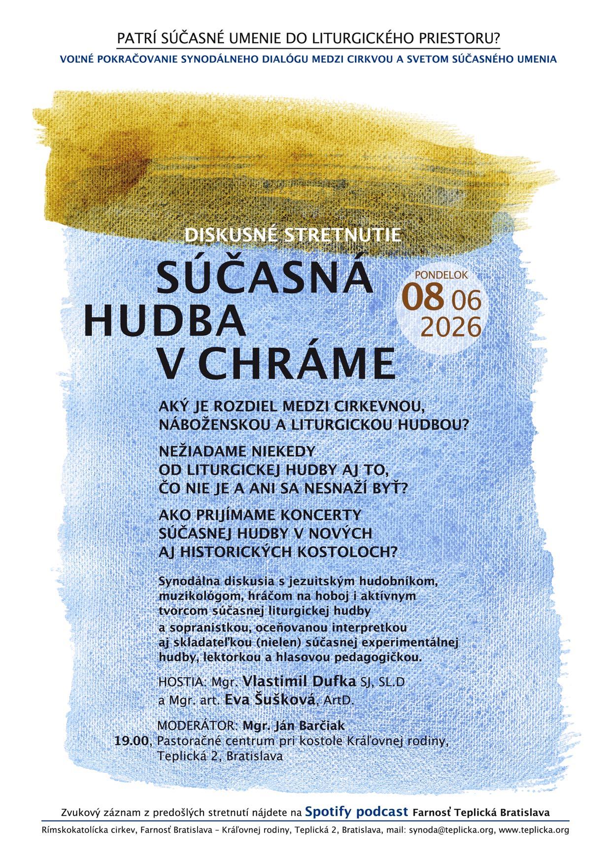 Bratislava, synoda, umenie, hudba