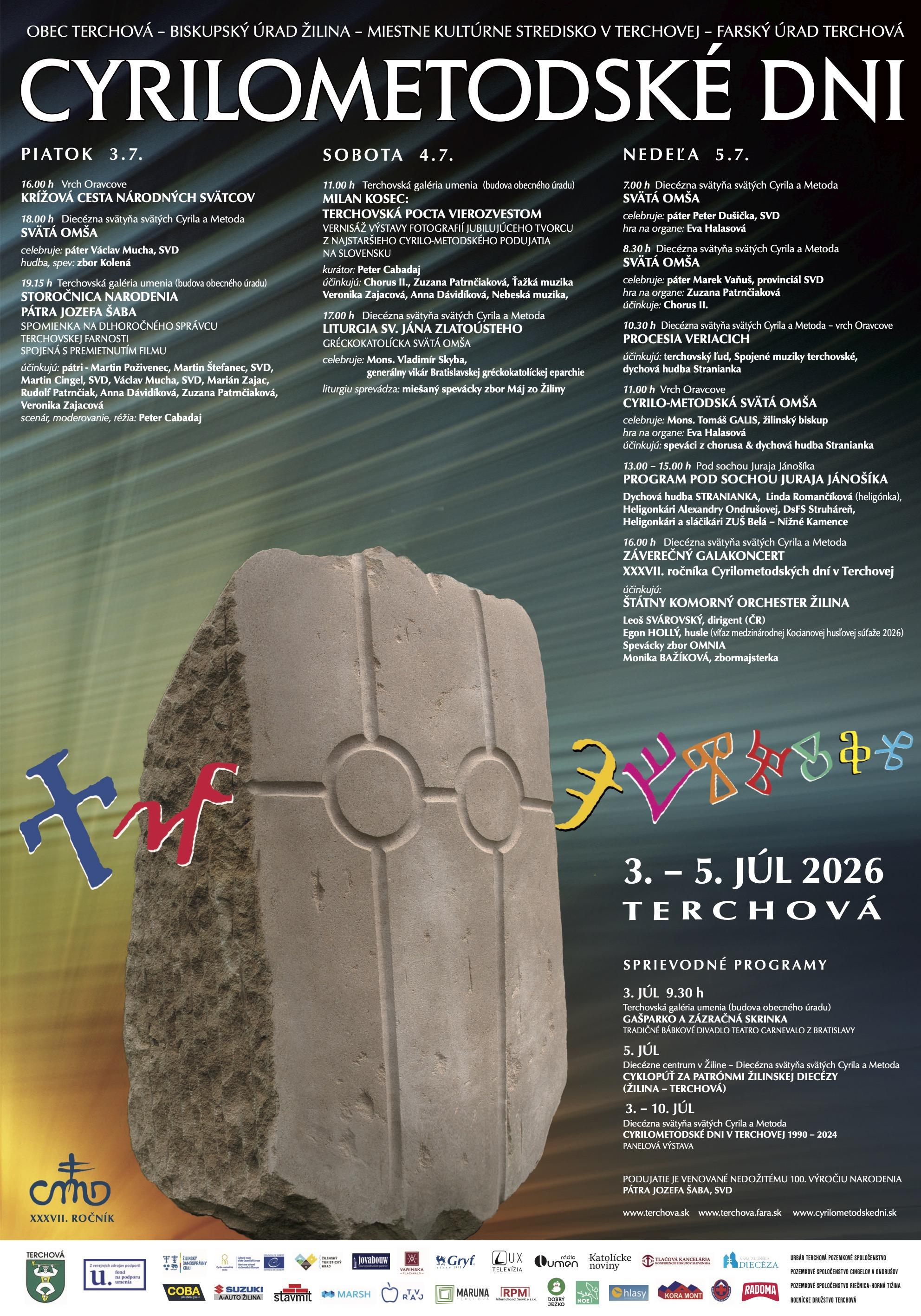 Terchov�, sl�vnosti, plagat