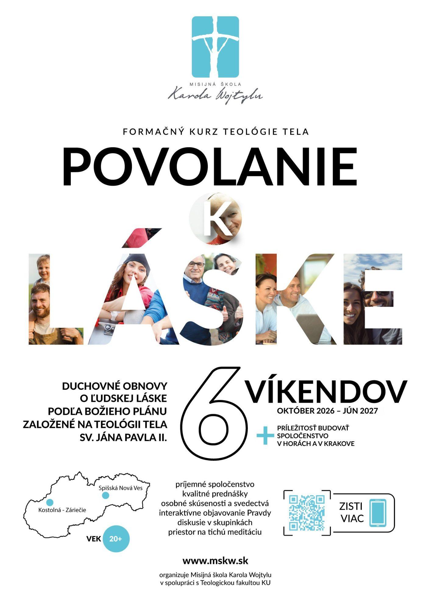 Povolanie k laske plagat