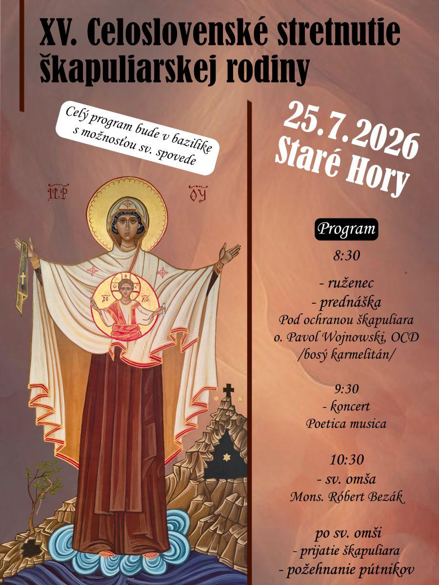 Staré Hory, Škapuliar, celoslovenské, stretnutie
