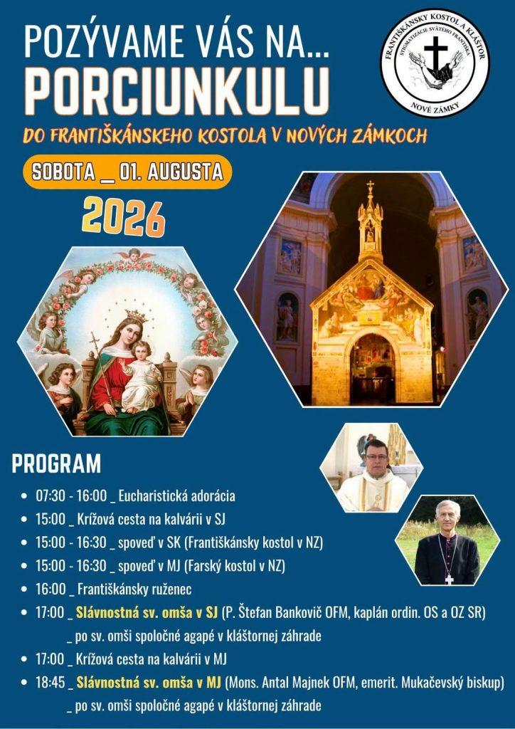 porciunkula, Nové Zámky