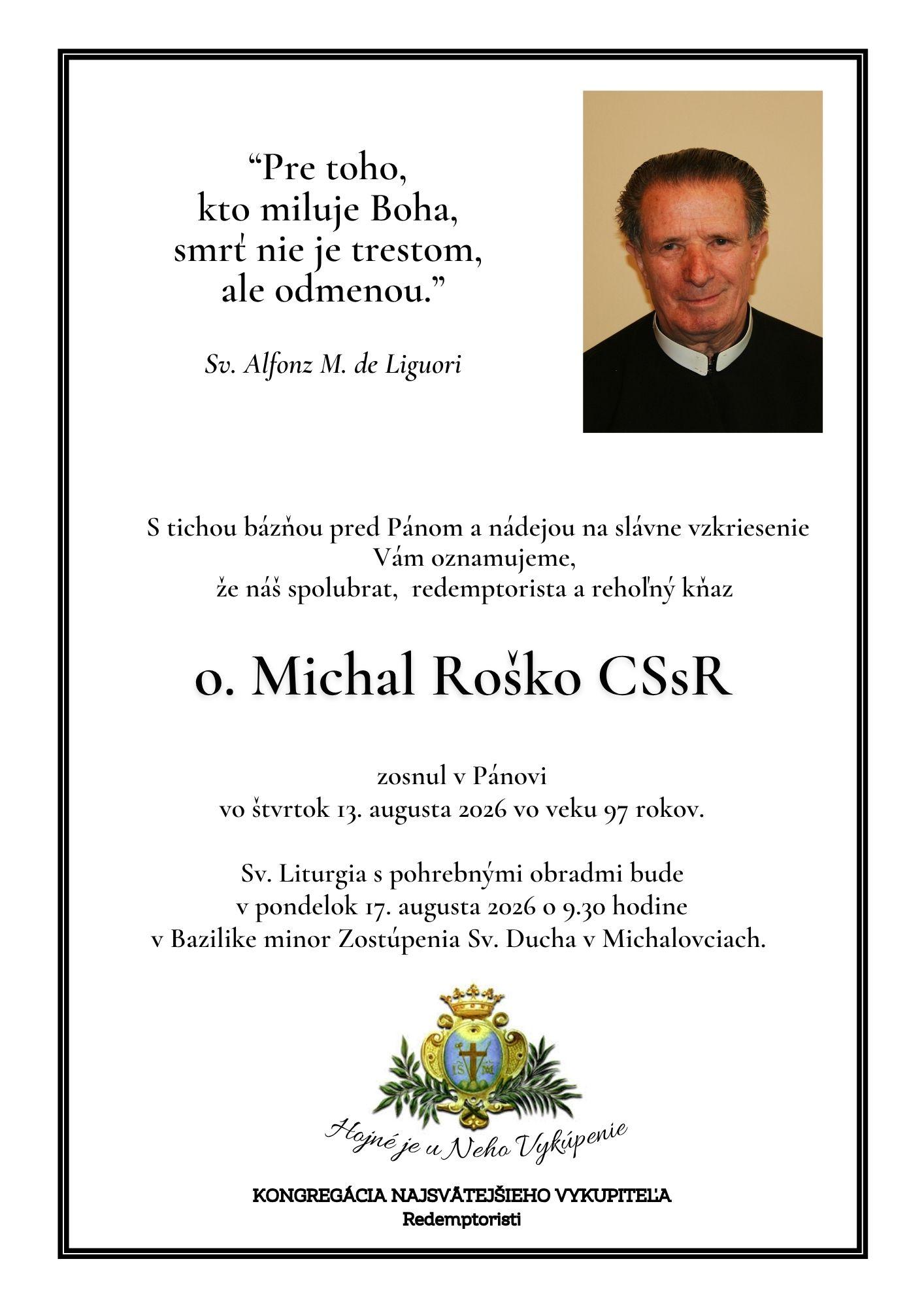 Michal Roško, parte