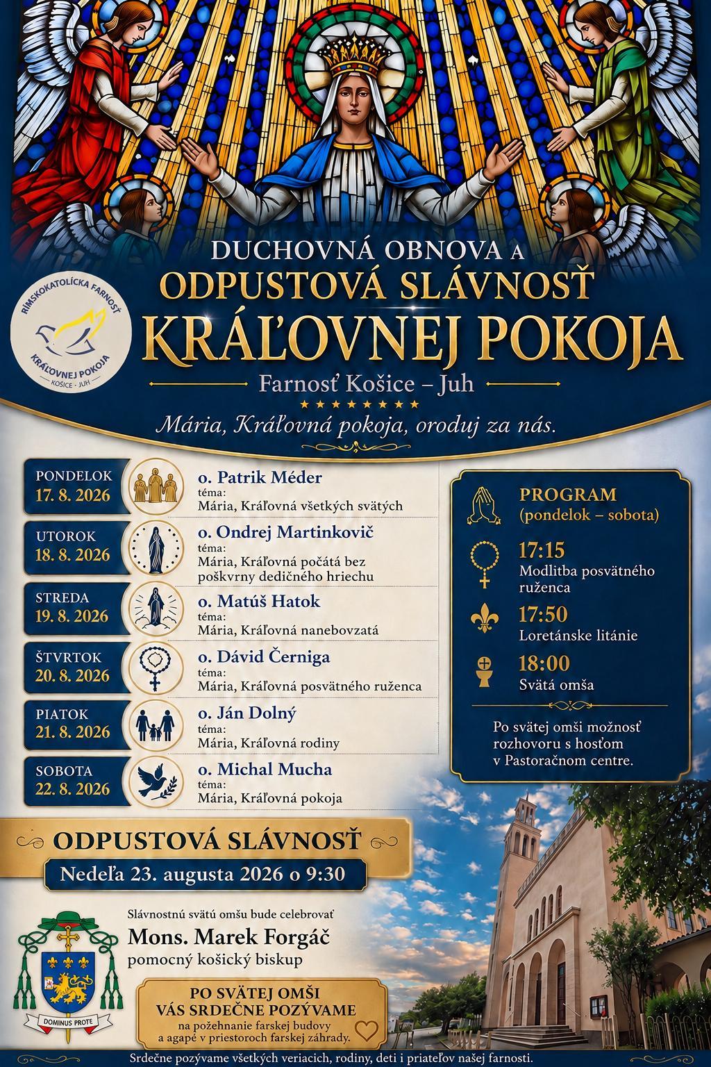 Košice, farnosť, Kráľovná Pokoja