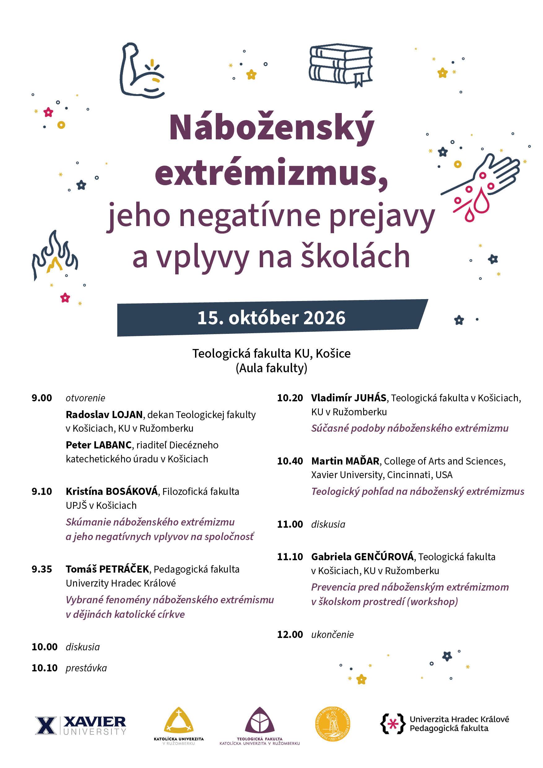 Kosice, konferencia, extremizmus, skoly, plagat, 2026