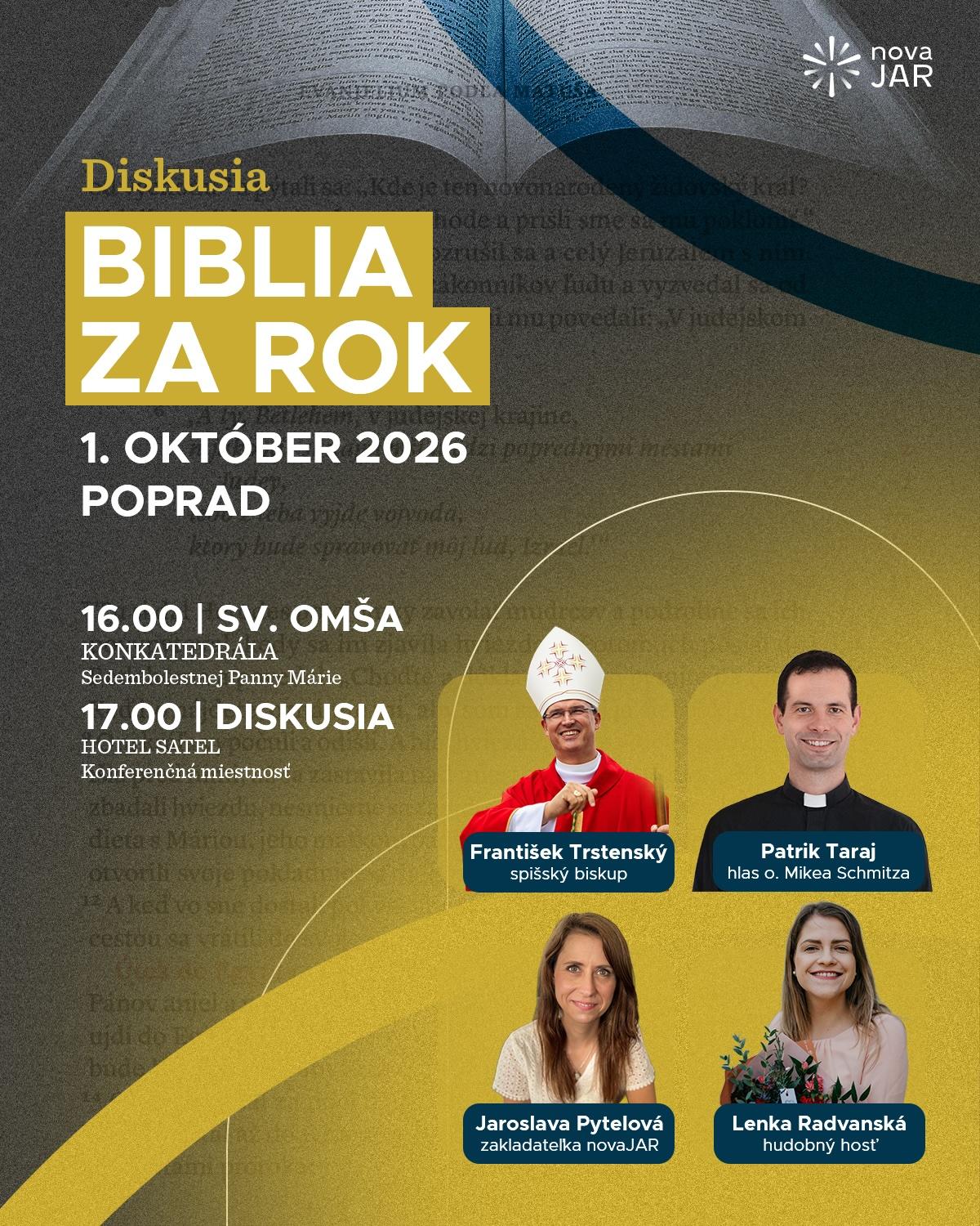 Poprad, Biblia za rok, diskusia, plagat