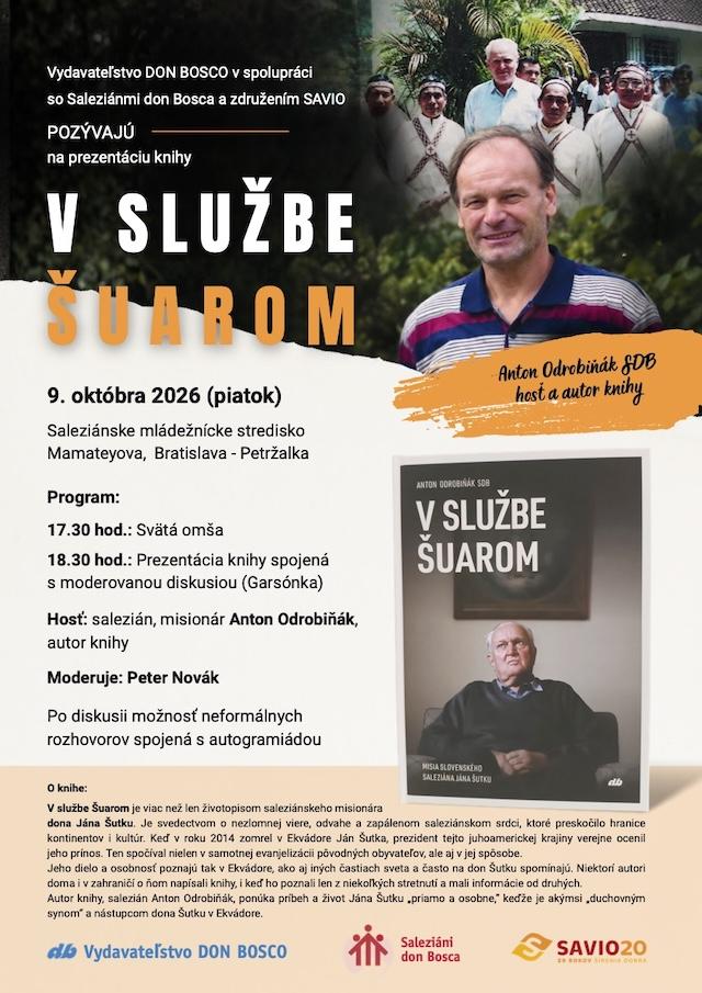 Bratislava, prezentacia, kniha, V sluzbe Suarom