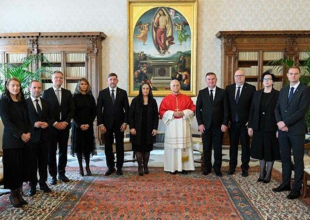 Vatikan, Slovinsko, prezidentka, Lev XIV.